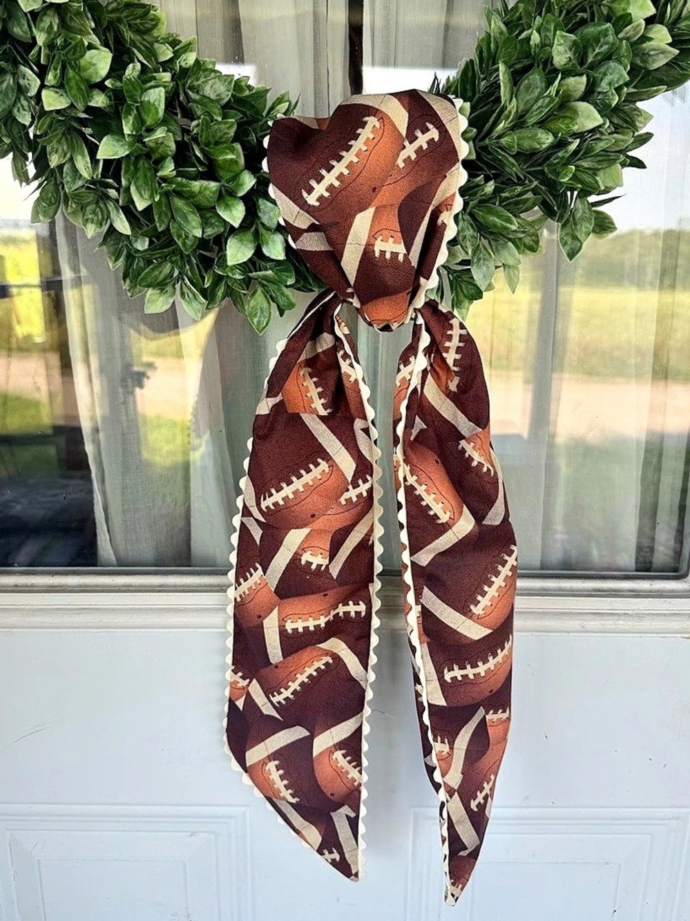 Football Wreath Sash